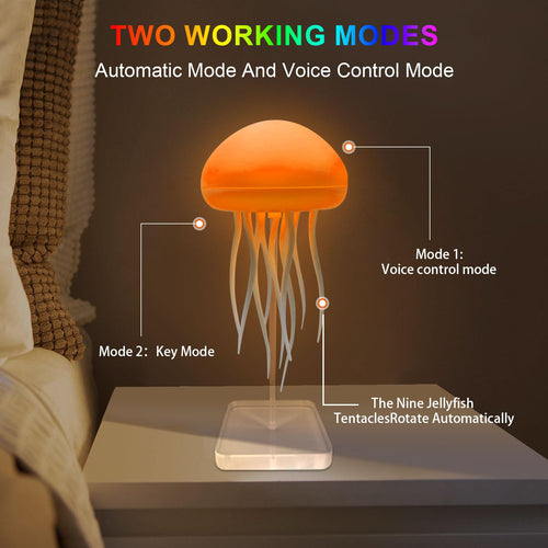 AuraBloom Jellyfish Lamp